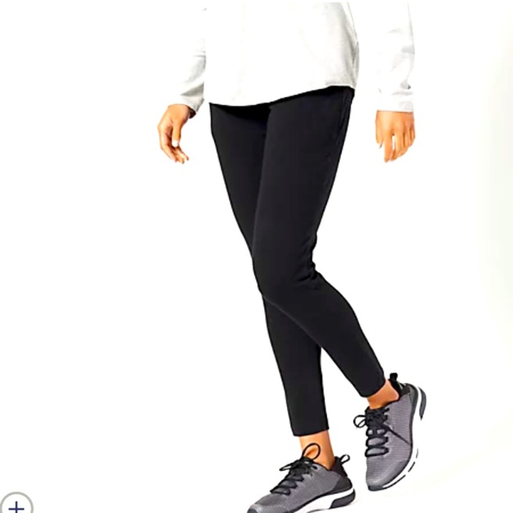 A464125 Women with Control Petite Prime Stretch Denim Leggings with Pockets 2XP